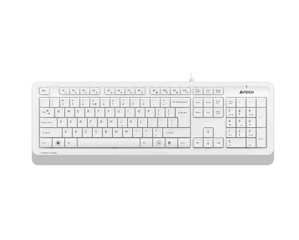 A4-Tech Kablolu Klavye Beyaz (FK10-B)