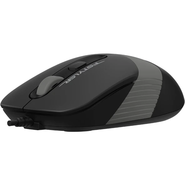 A4-Tech Kablolu Mouse Siyah-Gri (FM10-G) - Resim 2