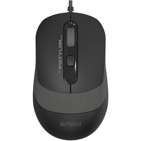 A4-Tech Kablolu Mouse Siyah-Gri (FM10-G) - Resim 3