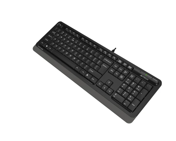 A4 TECH FK10 FN-MULTİMEDYA Q KLAVYE USB GRİ - Resim 2
