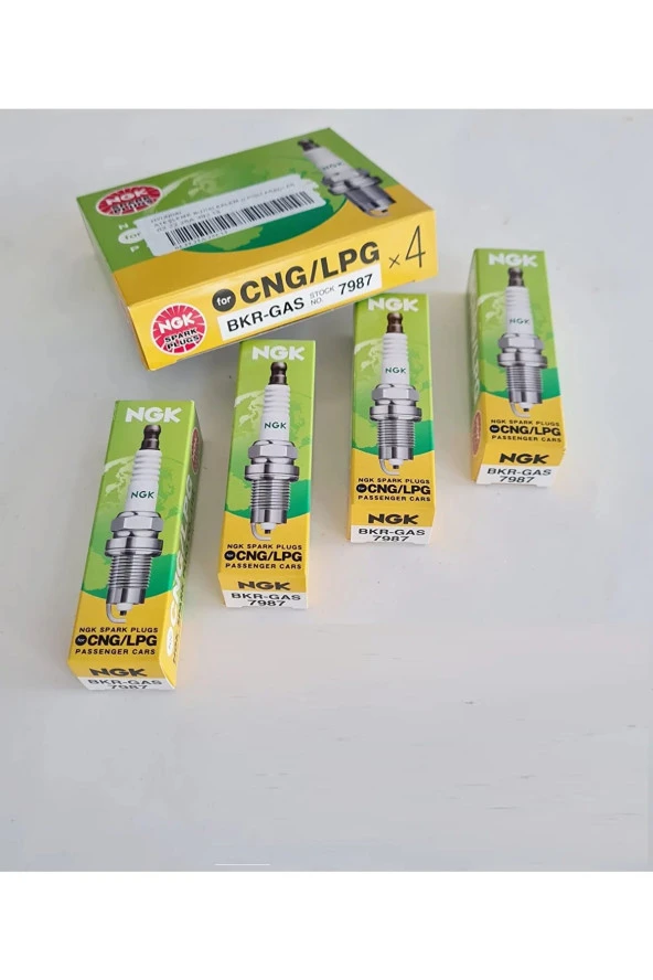 NGK  7987 Buji Takımı 4 Adet Lpg araçlara özel/Japan/Fiat Brava Doblo,Marea,Palio,Siena,Panda/Ford Galaxy - 2