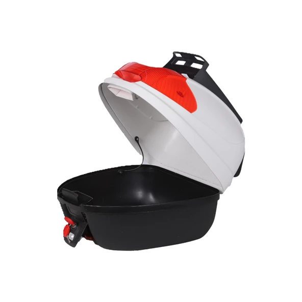 Motosiklet Çantası Arka Motosiklet Bagajı Kargo Taşıma Aparatlı Sırt Dayamalı CV34 - 8