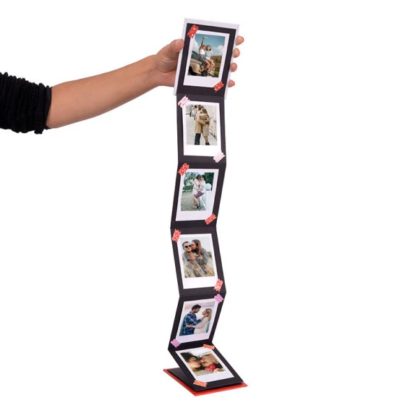 Mini Bir Dilek Tut Yazılı Akordiyon Fotoğraf Albümü - 3