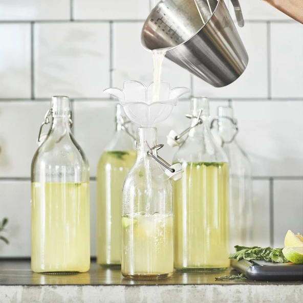 Plastik Huni Çiçek Figürlü Huni Küçük Boy Huni - 2