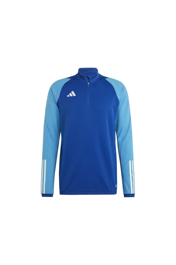 adidas Tiro23 C Tr Top Erkek Futbol Uzun Kollu Antrenman Üstü HU1309 Mavi - 4