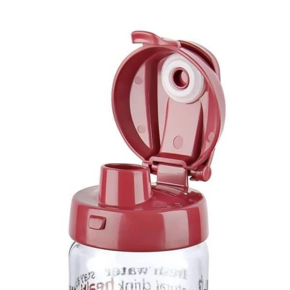 Cam Matara Cam İçecek Matarası Şişesi Sporcu İçecek Matarası 500ML - 6