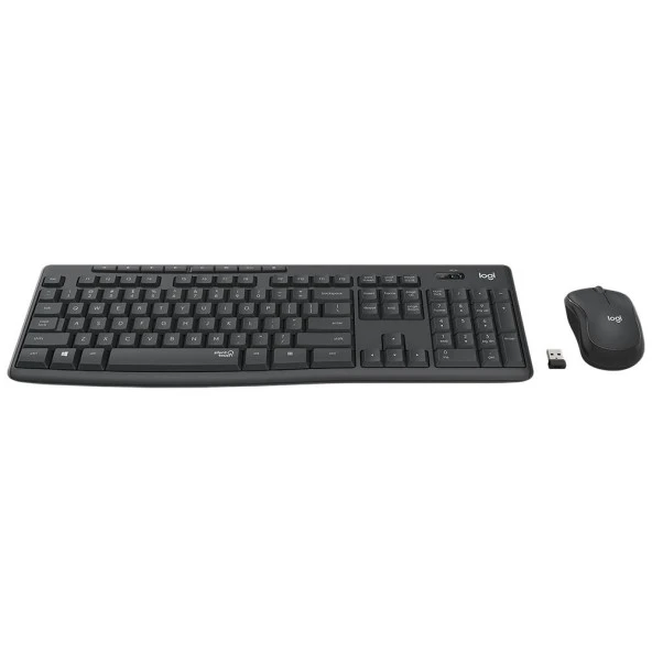 Logitech MK295 Kablosuz Q Klavye Mouse Set Siyah 920-009804 - 2