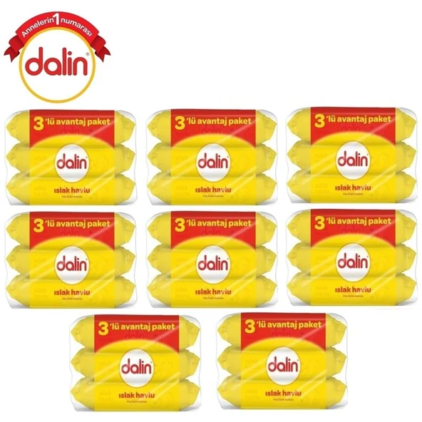 Dalin Islak Havlu Mendil Klasik 56 Yaprak 24 Lü Set (1344 Yaprak) ürün görseli