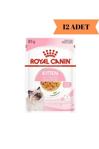 Royal Canin® Kitten Jelly Yavru Kedi Yaş Maması 85 Gr*12