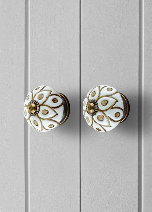 The Mia Seramik Çekmece ve Dolap Kulbu 2li Set - Resim 2