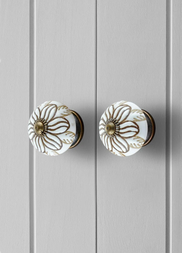 The Mia Seramik Çekmece ve Dolap Kulbu 2li Set - Resim 2