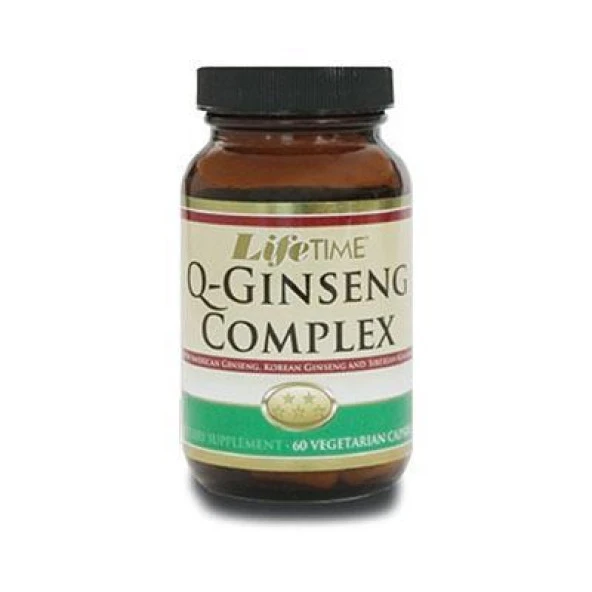LifeTime Q-Ginseng Complex Veggie Capsules 60 Kapsül