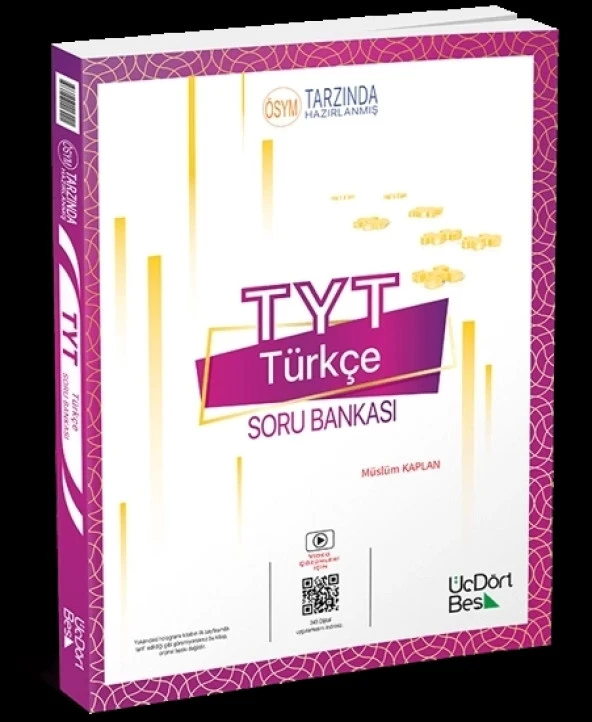 Üçdörtbeş Yayınları TYT Türkçe Soru Bankası 2024