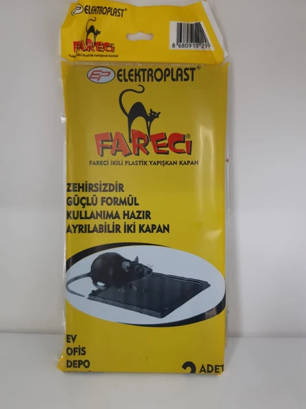 Fareci İkili Plastik Yapışkan Kapan