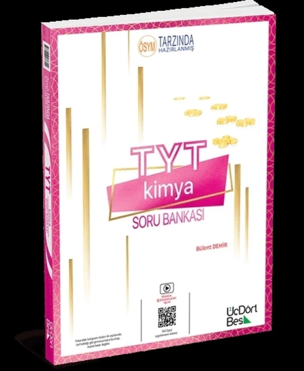 Üçdörtbeş Yayınları TYT Kimya Soru Bankası ürün görseli