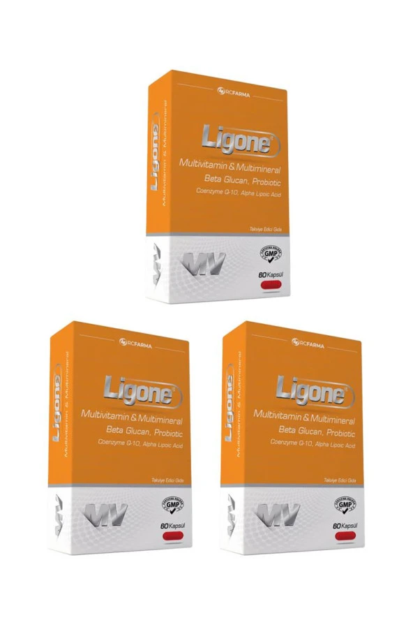 Ligone Multivitamin 60 Kapsül x 3 Adet