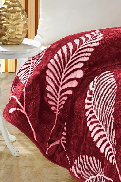 4 Kg Battaniye Supersoft Embos Kalın Yumuşak Peluş Çift Kişilik Yumoş 220x240 cm Minella - 2