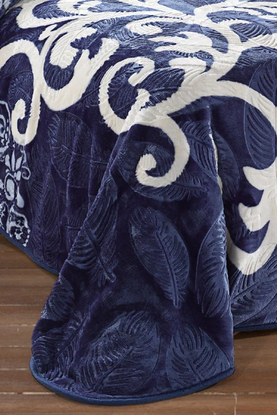 4 Kg Battaniye Supersoft Embos Kalın Yumuşak Peluş Çift Kişilik Yumoş 220x240 cm - 8
