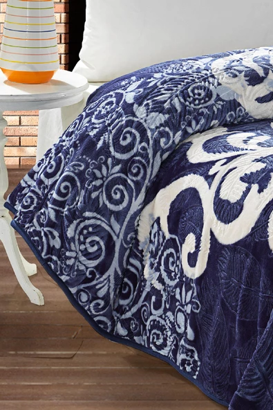 4 Kg Battaniye Supersoft Embos Kalın Yumuşak Peluş Çift Kişilik Yumoş 220x240 cm - 7