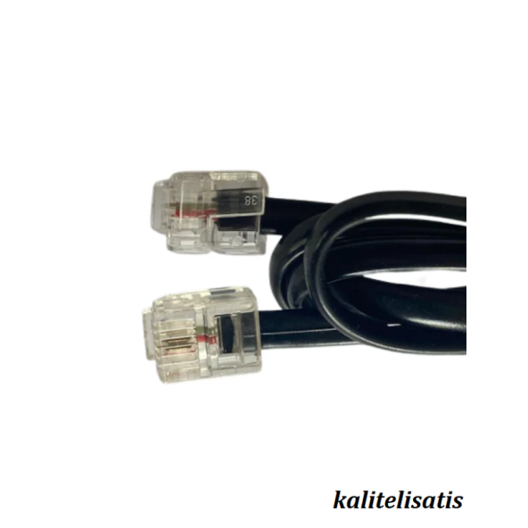 3 Metre Adsl Modem Telefon Hat Kablosu Rj11 (10 Adet) - 3