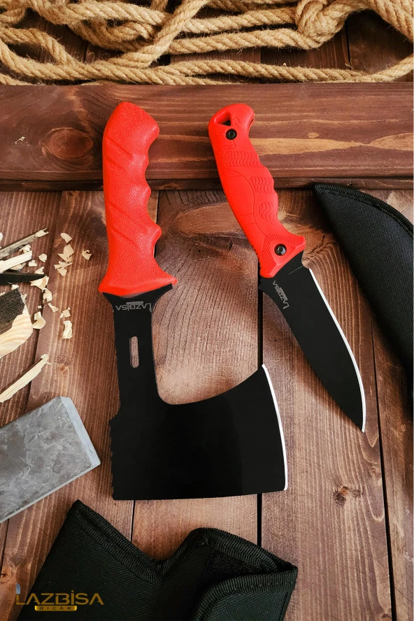 - Balta Bıçak Kamp Baltası Bıçağı Nacak Budama Baltası LZOUTR1 - 2