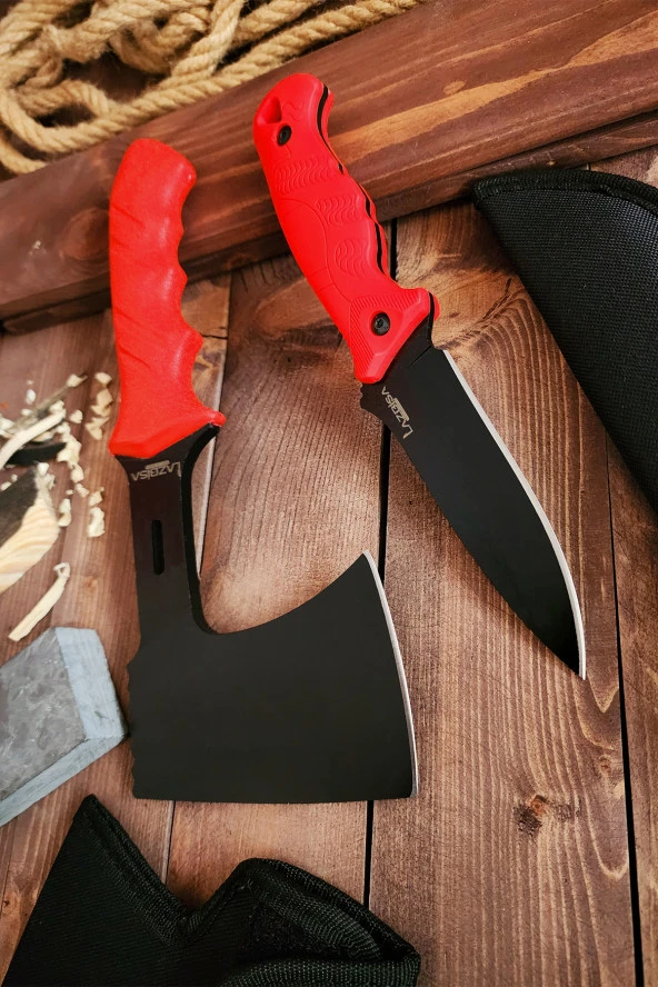 - Balta Bıçak Kamp Baltası Bıçağı Nacak Budama Baltası LZOUTR1 - 3
