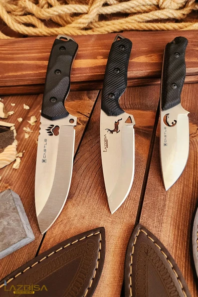 Outdoor Piknik Kamp Bıçağı Bıçak Kılıflı Mutfak Bıçak Bıçağı Çakısı Set ( KMPX03 ) - 1