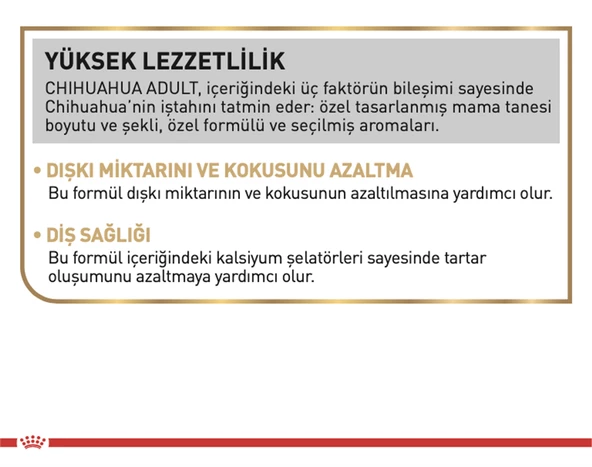 Royal Canin® Chihuahua Yetişkin Köpek Maması 1,5 Kg - Resim 2