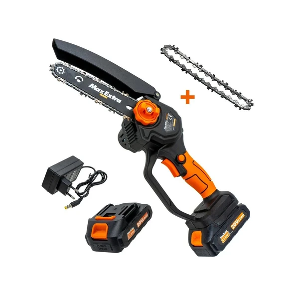 Max-Extra MX8006 Çift Akülü Testere 20V 2Ah