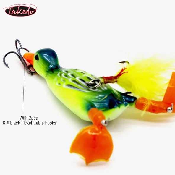 Turna Kaşığı 14gr 9cmTurna Ördek Rapala Lures Döner Ayak Rapala Turna Sahte YemSasi Yem - 3