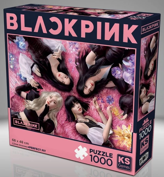 KS Games 1000 Parça Black Pink Puzzle ürün görseli