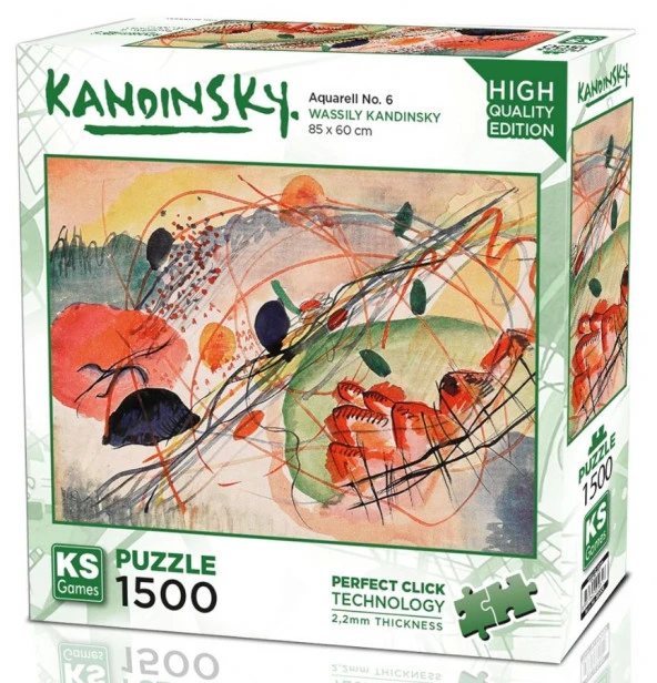 KS Games 1500 Parça  Aquarell no 6 Puzzle ürün görseli