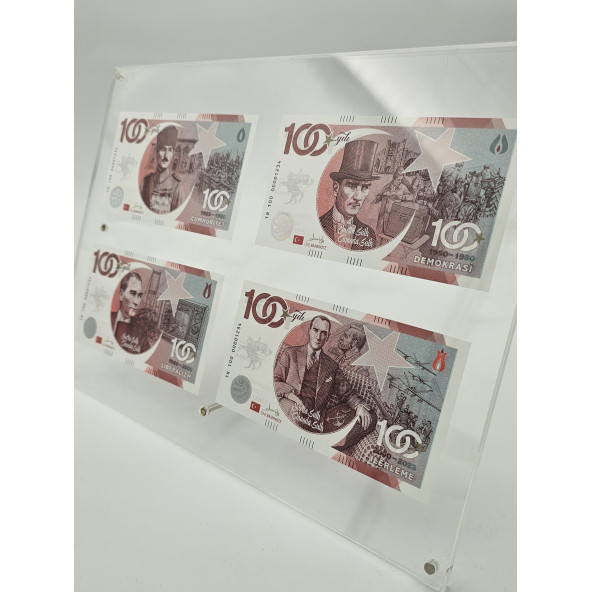 Özel Seri Numaralı Türkiye Cumhuriyeti 100. Yıl Hatıra Para Seti - 2