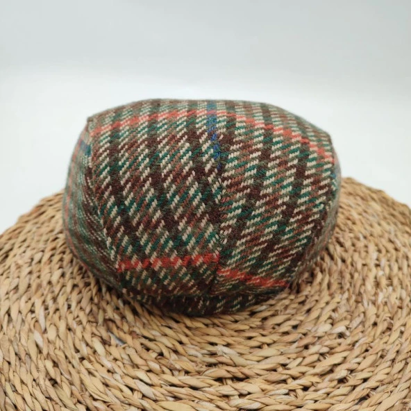 Çizgili Model Haki Renk Erkek Spor Kasket - 10