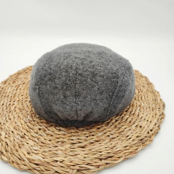 Klasik Erkek Kasket Gri Renk - 8