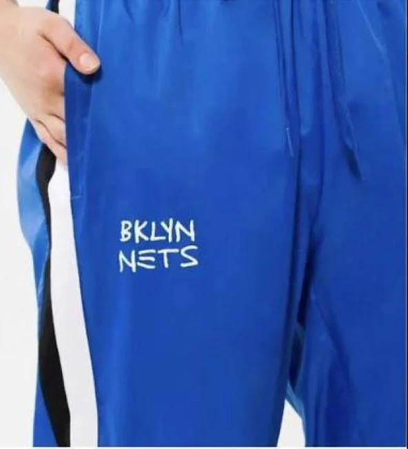 Nike NBA Brooklyn Nets Courtside Mavi Kadın Eşofman Altı DO0129-463 - 7