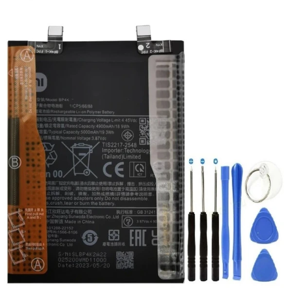 Xioami Poco X5 5g Pil Batarya Bp4k+tamir Seti 5000 Mah
