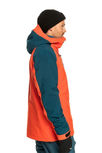 Quiksilver Mission Block Erkek Turuncu Snowboard Montu - Resim 2