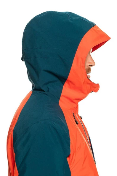 Quiksilver Mission Block Erkek Turuncu Snowboard Montu - Resim 5