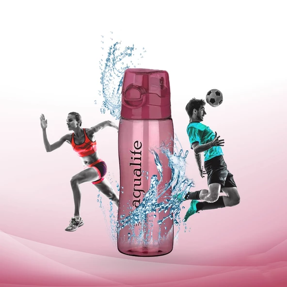 İçecek Matara Detoks Matarası Sporcu Matarsı Su Şişesi Su Matarası 750 ML - 9