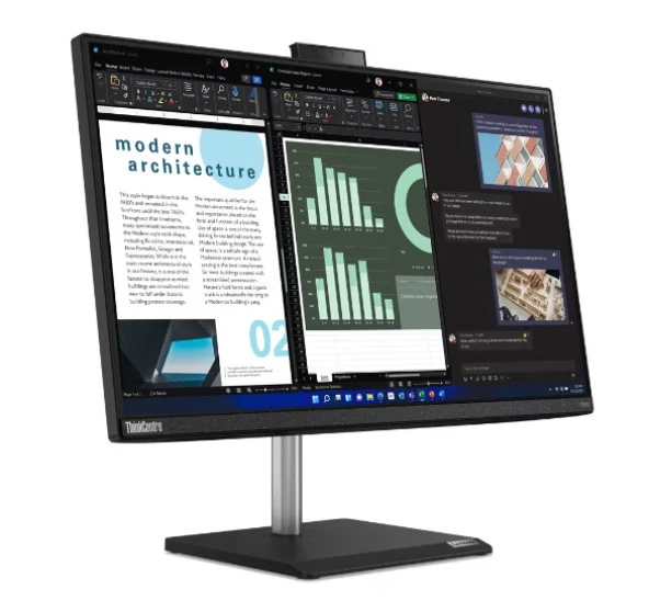 LENOVO ThinkCentre neo 30a 24 12B0008JTX i7-1260P 16GB 512GB SSD O/B Iris Xe 23.8" Siyah DOS AIO PC