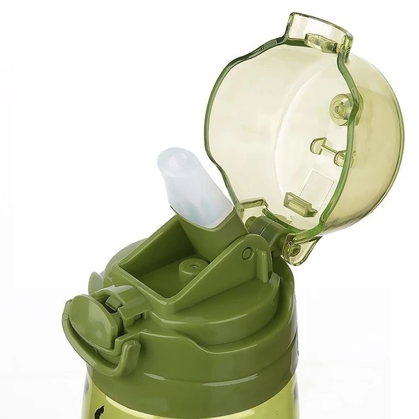 Pipetli Su Matarası Detoks Matarası İçecek Matarası Su Matarası Sporcu Matarası 750 ML - 3