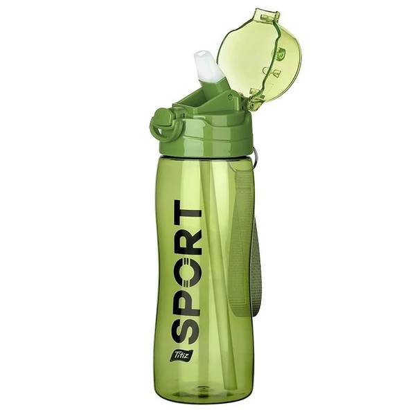 Pipetli Su Matarası Detoks Matarası İçecek Matarası Su Matarası Sporcu Matarası 750 ML - 2
