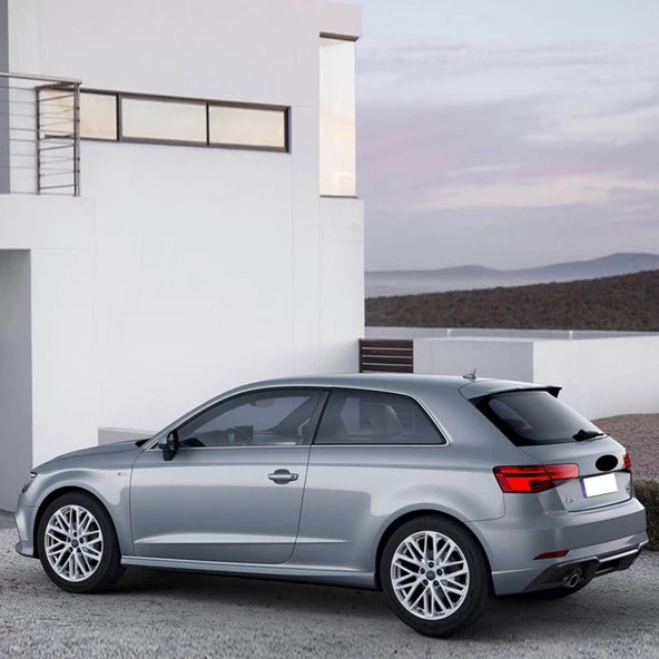 Audi A3 HB 2017-2020 Bijon Kapağı Koyu Gri 5 Adet 4M0601173 - 2