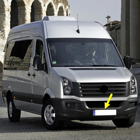 VW Crafter 2006-2016 Ön Tampon Izgarası Basamak Alt Çıtası 2E0807819