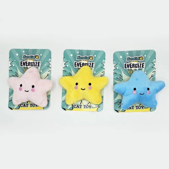 EuroCat Kedi Oyuncağı Peluş Yıldız ürün görseli