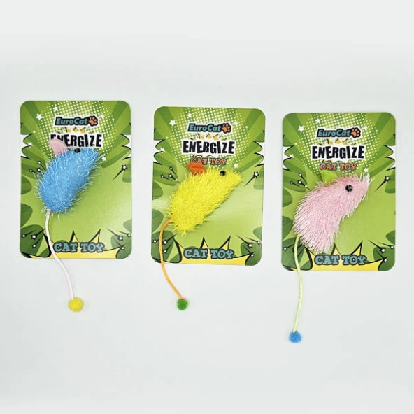 EuroCat Kedi Oyuncağı Tüylü Fare ürün görseli
