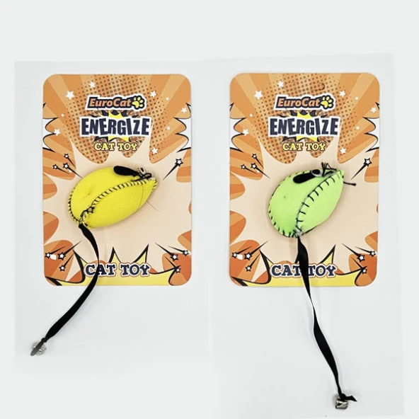 EuroCat Kedi Oyuncağı Kuyruğu Zilli Fare ürün görseli