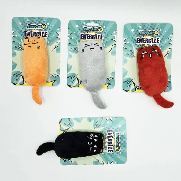 EuroCat Kedi Oyuncağı Mimikli Büyük Kedi Krş. Renk ürün görseli
