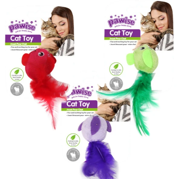 Pawise Catnipli Peluş Kuş Kedi Oyuncağı 12 cm ürün görseli